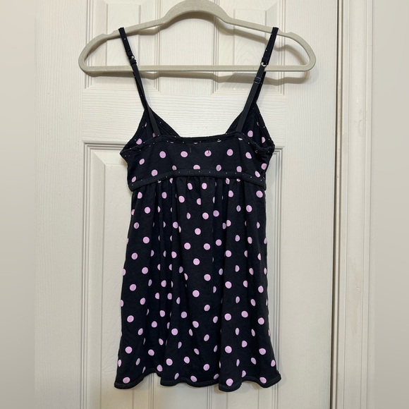 American Eagle V Neck polka Dot Tank Top Size Small - Picture 3 of 5